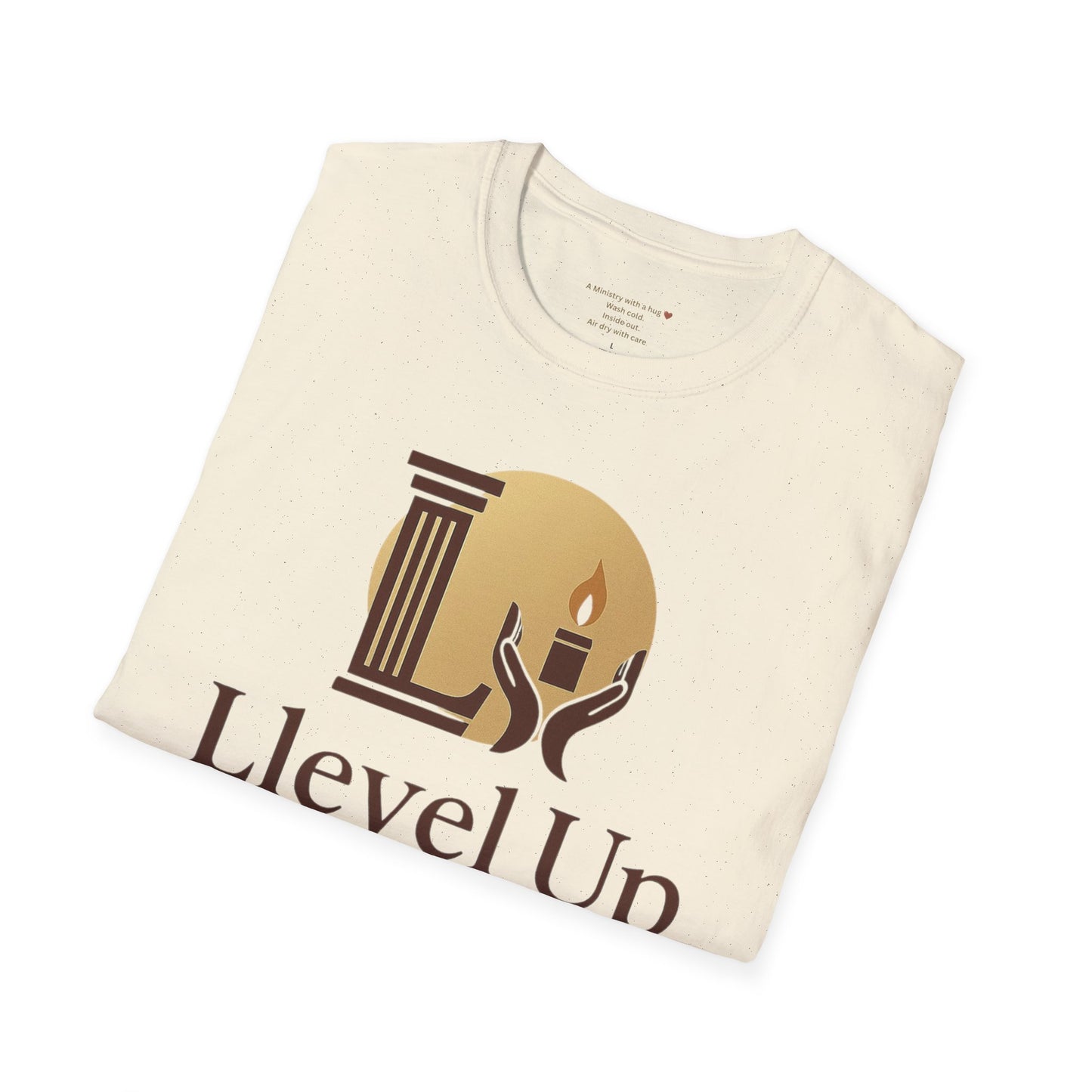 T-Shirt — "Llevel Up Inspirations: Living Life Limitless" Motivational Logo Tee