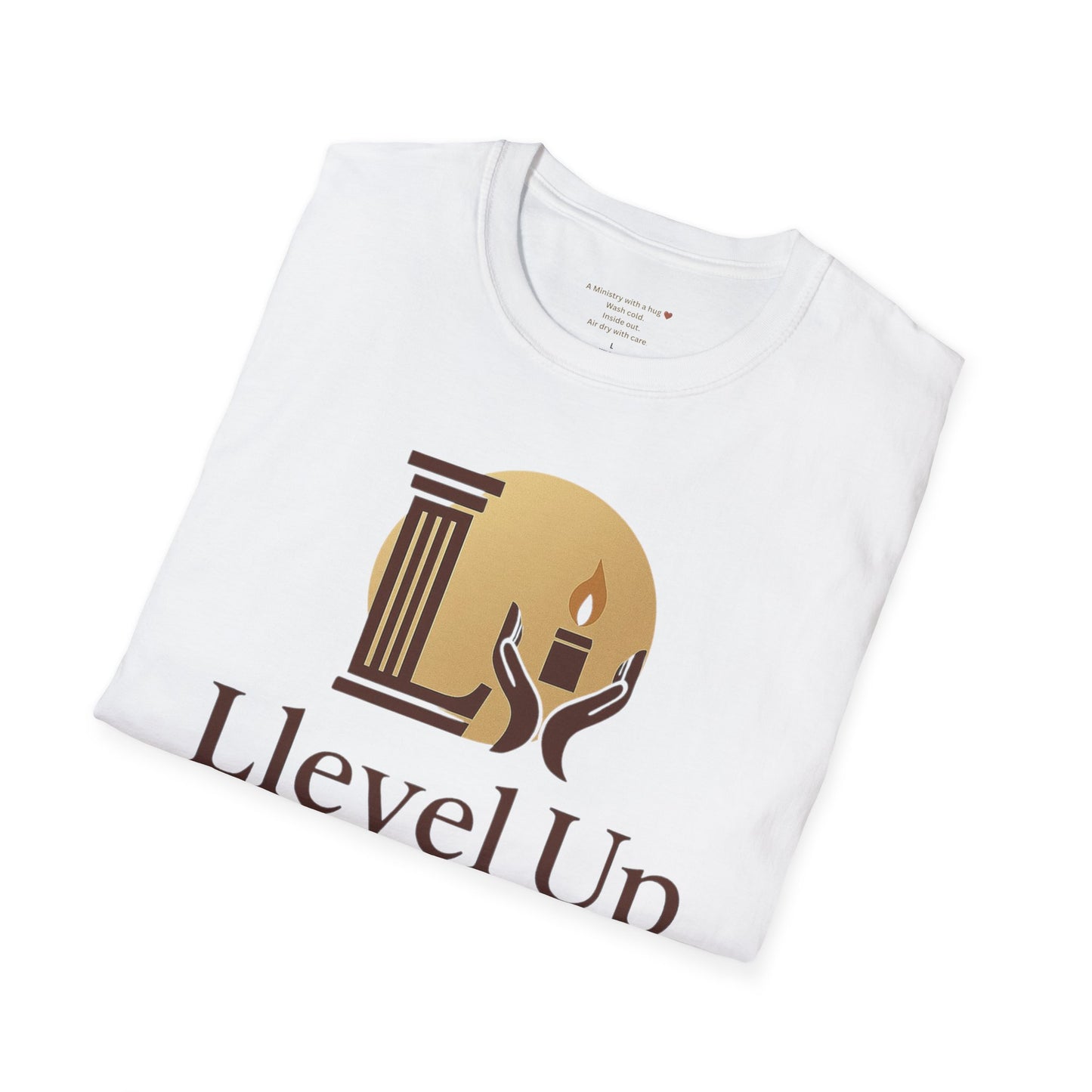T-Shirt — "Llevel Up Inspirations: Living Life Limitless" Motivational Logo Tee
