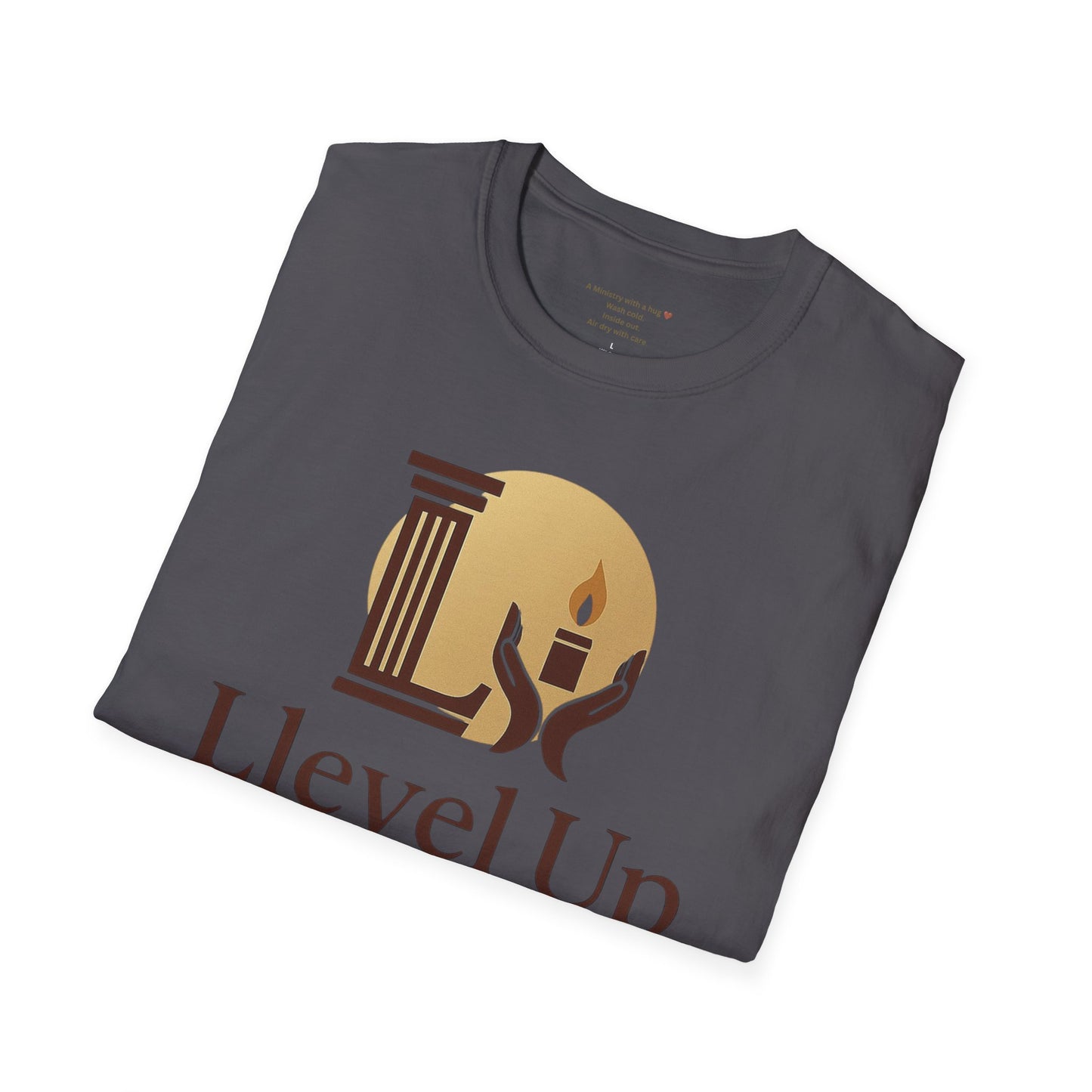 T-Shirt — "Llevel Up Inspirations: Living Life Limitless" Motivational Logo Tee