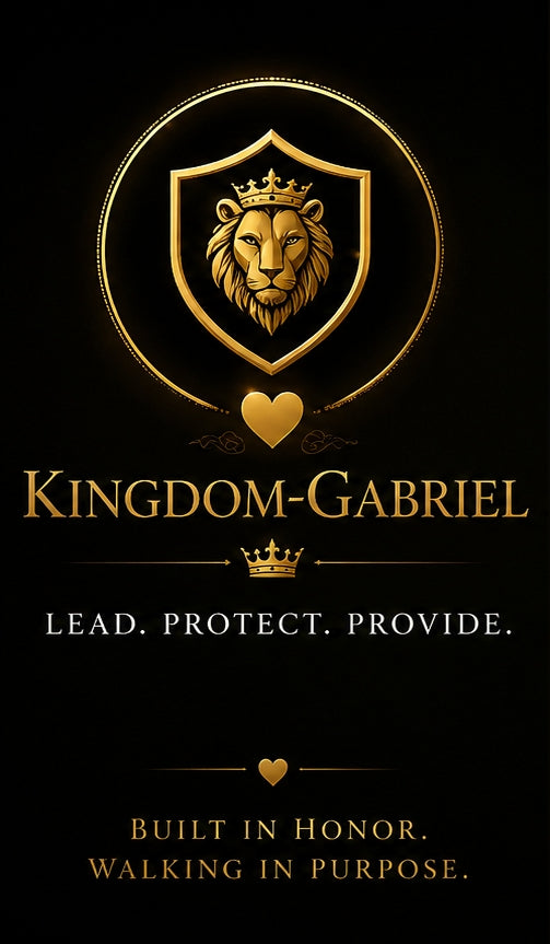 Kingdom-Gabriel (KG) Beaded Bands™ (ring + wristlet) — Classic Man Set