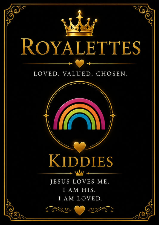 Made Upon Request|Royalette (6-9 ages) Beaded Band™ Expression (Ring) - Jesus Loves Me