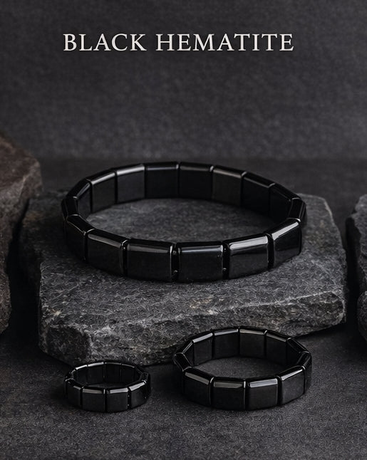 Kingdom-Gabriel (KG) Beaded Bands™ (ring + wristlet) — Classic Man Set