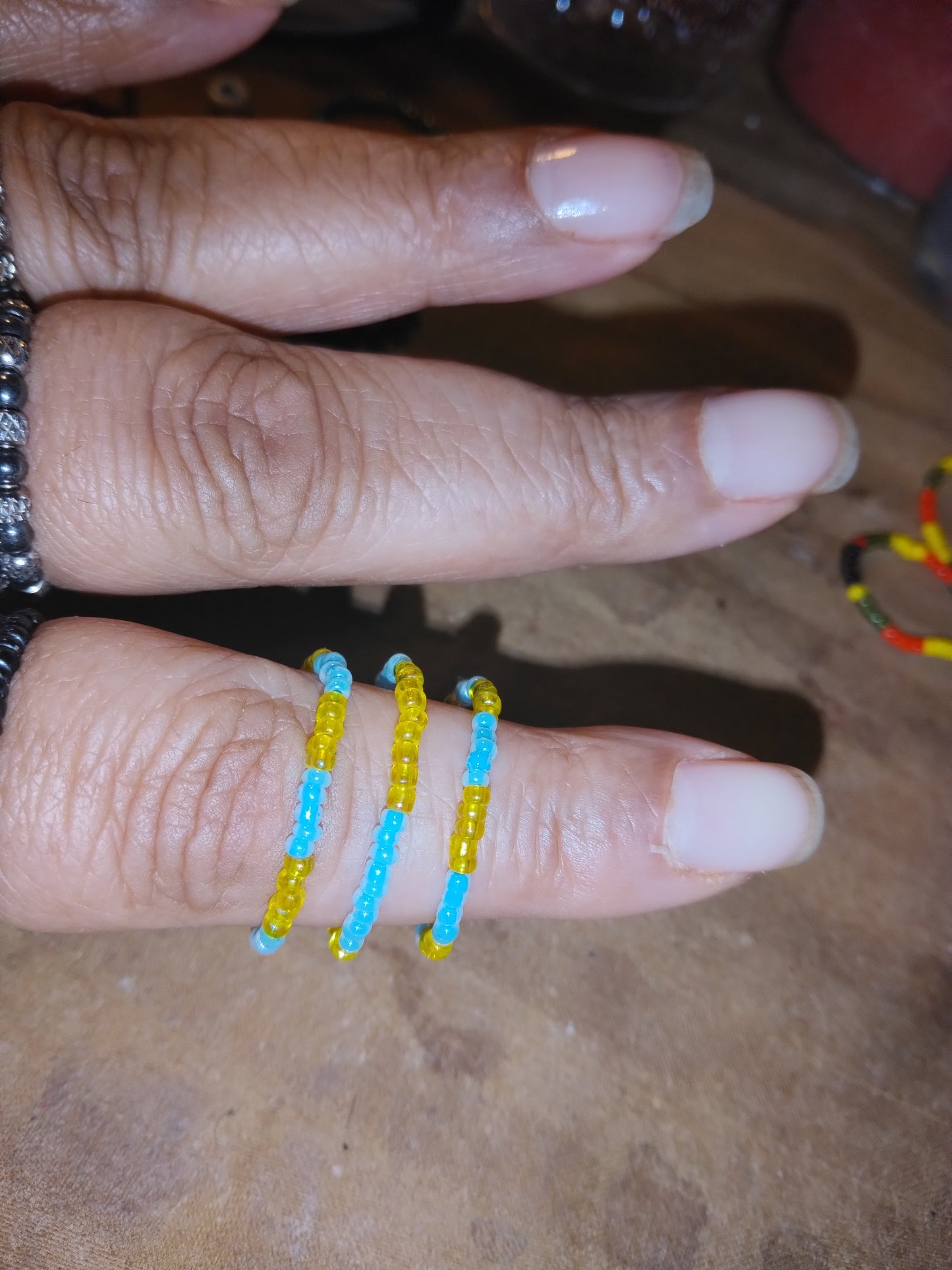 Made Upon Request|Designer Beaded Blessing Bands™ (Stretch Ring) — Morning Joy Expression
