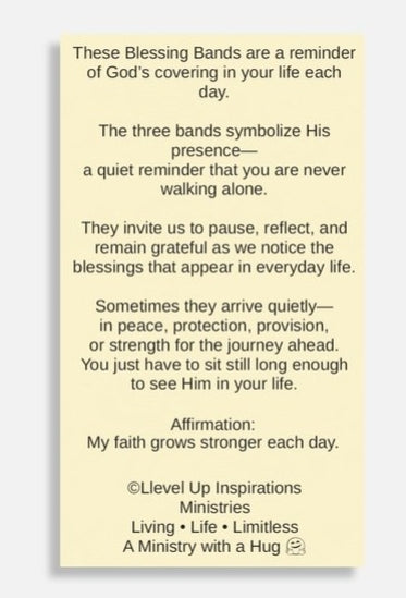 FaithStrong Blessing Bands™ (Ring) - Steady Faith (UPCOMING)