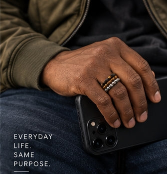 Made Upon Request |Menfolk Beaded Bands™ (Rings)— Single