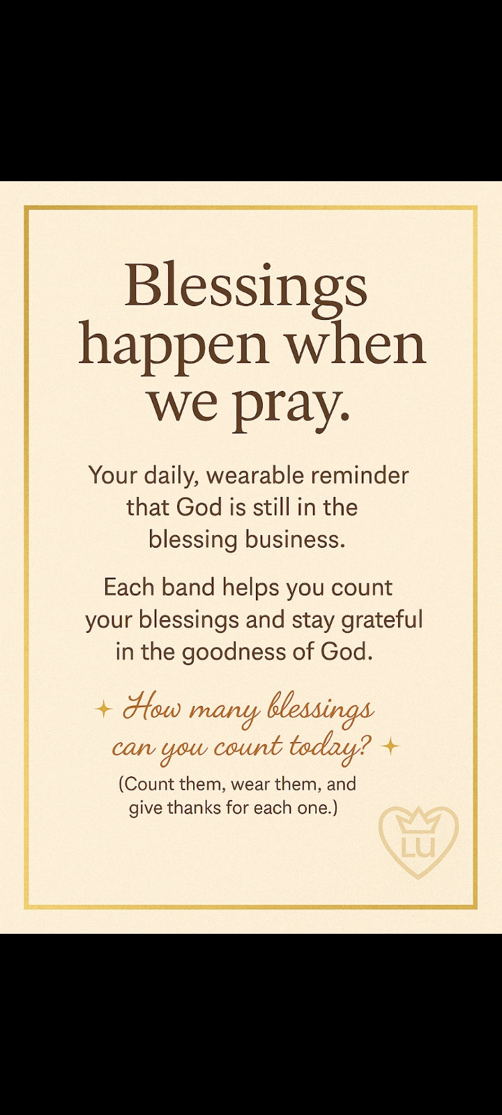 Made Upon Request|Beaded Blessing Bands™ (Stretch Ring) — Blessed Expression
