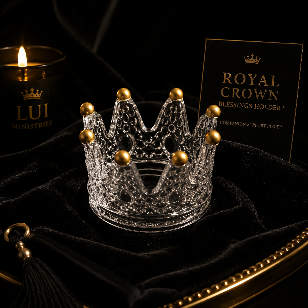 👑 The Royal Crown Blessings Holder™ A Companion Support Piece™